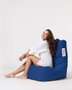 Atelier Del Sofa Diamond - Blue Saco de judas para jardin Azul Tejido poliester impermeable Comodidad y relajacion 60x90cm Max 200kg